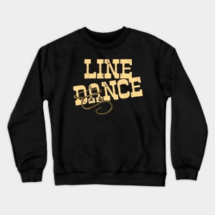 Line Dance Design Crewneck Sweatshirt